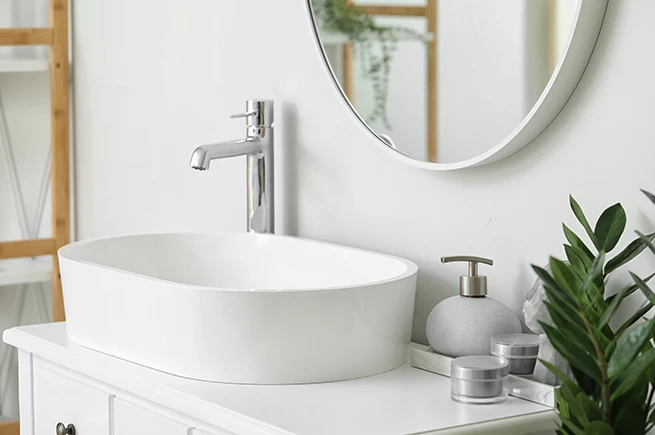 Modernes Waschbecken